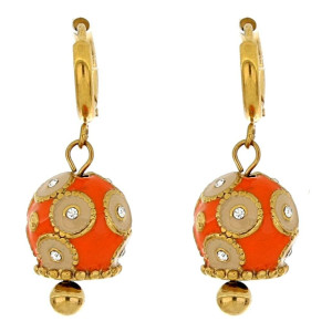 ORECCHINI BELLS IN ACCIAIO MM 12