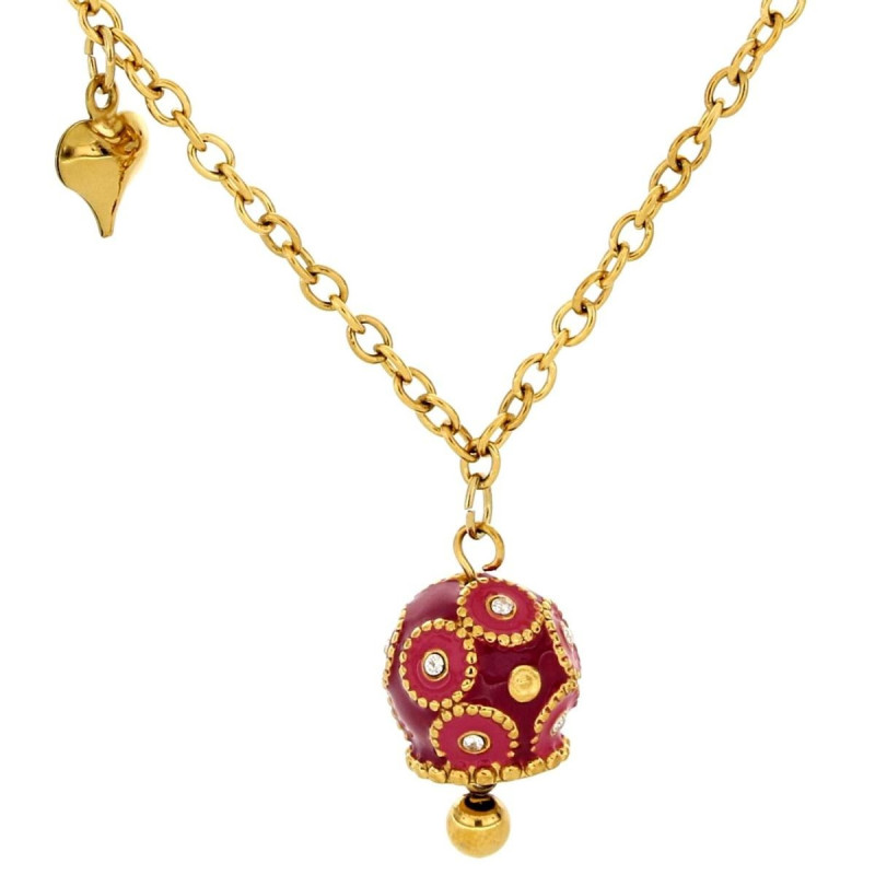 PENDENTE MM 12 BELLS IN OTTONE CM 39+5