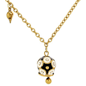 PENDENTE MM 12 BELLS IN OTTONE CM 39+5