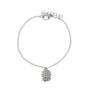 BRACCIALE CM 16+2 BELLS IN ACCIAIO MM 10