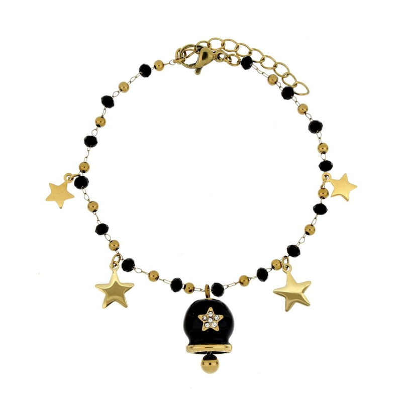 BRACCIALE CM 16+3 BELLS IN ACCIAIO MM 12