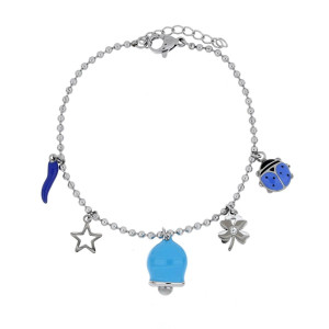 BRACCIALE CM 16+3 BELLS IN ACCIAIO MM 10
