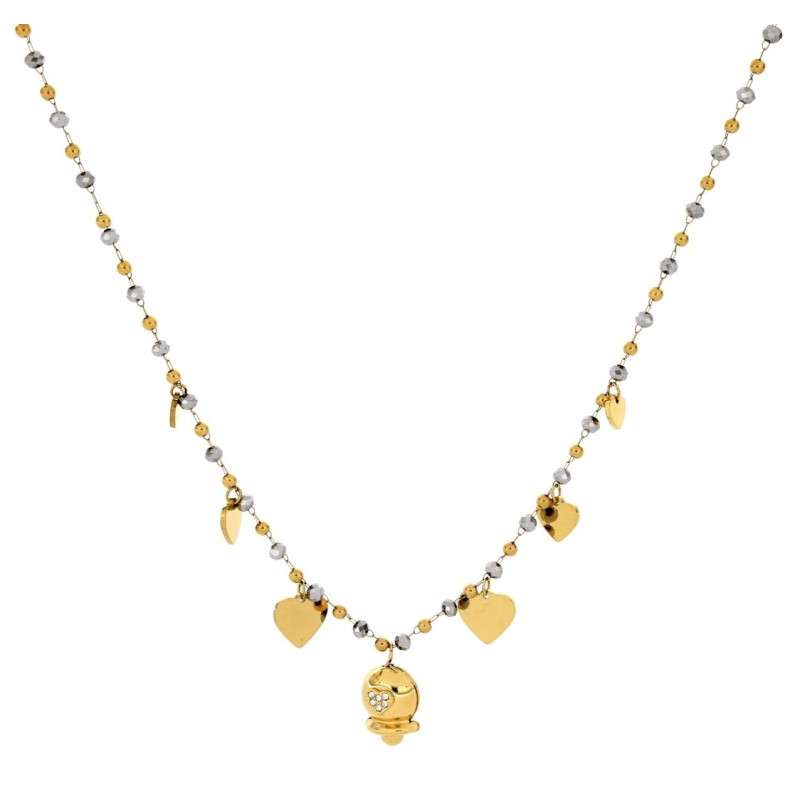 PENDENTE MM 11 BELLS IN OTTONE CM 39+5