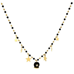 PENDENTE MM 11 BELLS IN OTTONE CM 39+5