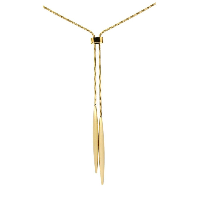 COLLANA IRIDE CON SALISCENDI CM 82 IN ACCIAIO MM 54