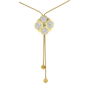 COLLANA IRIDE CON SALISCENDI CM 70 IN ACCIAIO MM 33