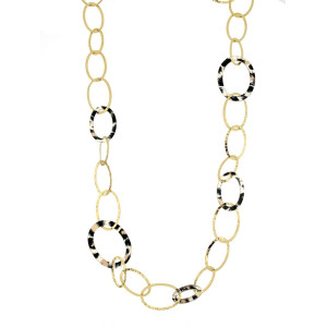 COLLANA PENELOPE IN ACCIAIO CM 80+3