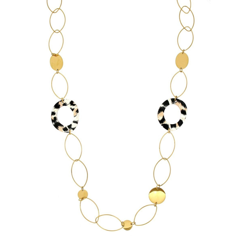 COLLANA PENELOPE IN ACCIAIO CM 100+5