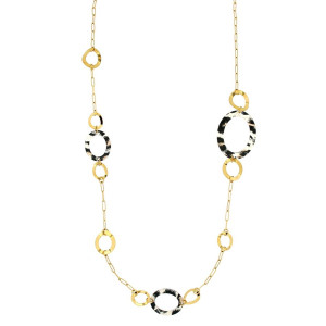 COLLANA PENELOPE IN ACCIAIO CM 80+5