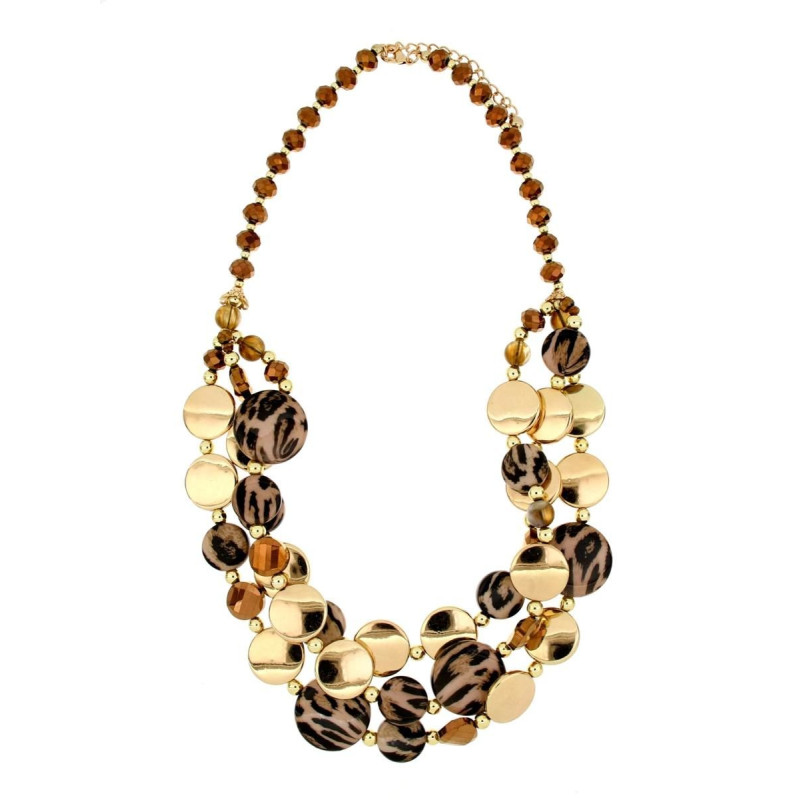 COLLANA PENELOPE IN ACCIAIO CM 80+3