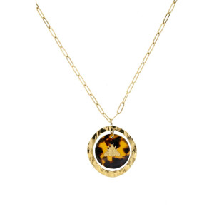 COLLANA PENELOPE IN ACCIAIO CM 65+3 MM 38