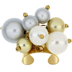 ANELLO FLORA  IN ACCIAIO