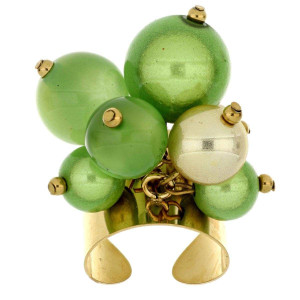 ANELLO FLORA  IN ACCIAIO