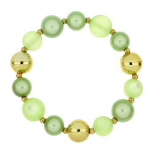 BRACCIALE FLORA  IN ACCIAIO MM 14