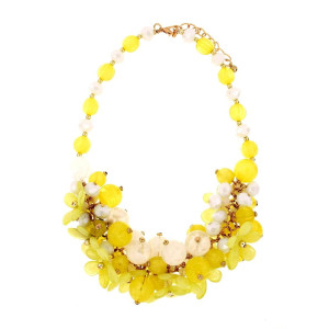 COLLANA FLORA CM 50+6  IN ACCIAIO