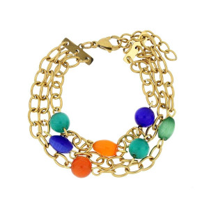 BRACCIALE LEDA CM 16+2  IN ACCIAIO