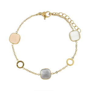 BRACCIALE LEDA CM 16+3  IN ACCIAIO