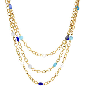 COLLANA LEDA CM 43+5 IN ACCIAIO