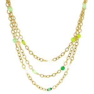 COLLANA LEDA CM 43+5 IN ACCIAIO