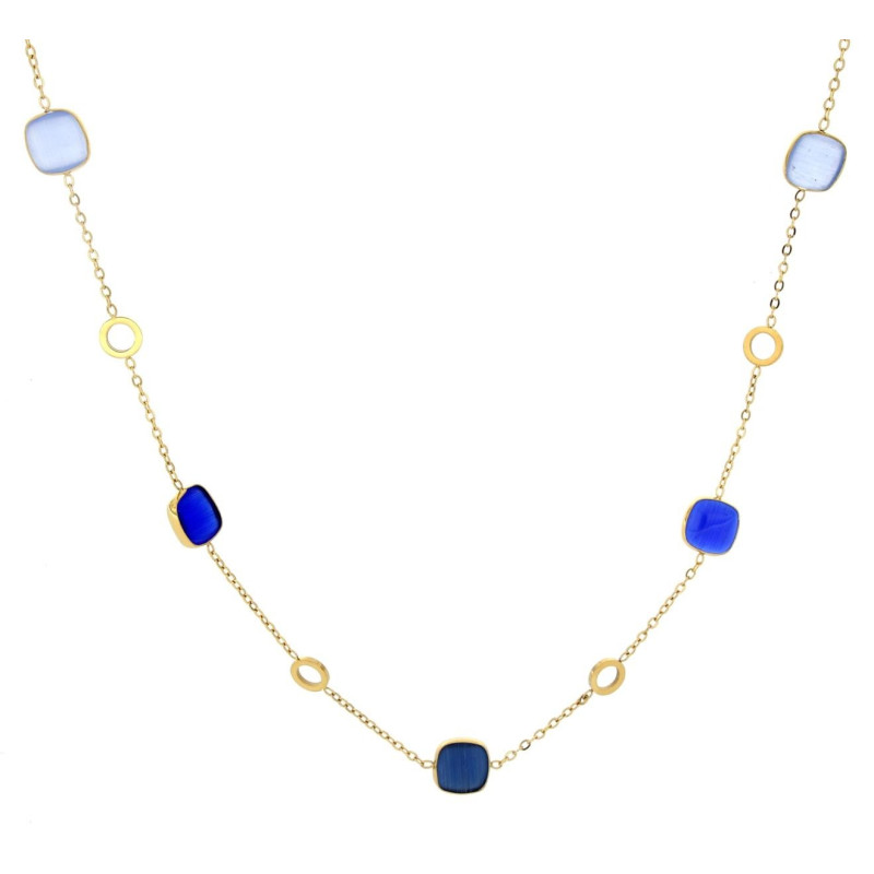 COLLANA LEDA CM 41+5 IN ACCIAIO