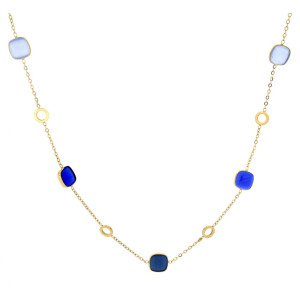 COLLANA LEDA CM 41+5 IN ACCIAIO