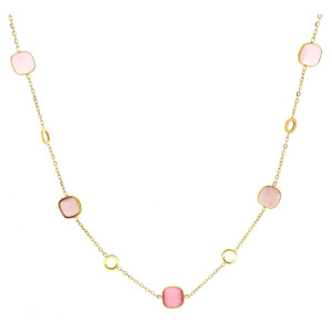 COLLANA LEDA CM 41+5 IN ACCIAIO