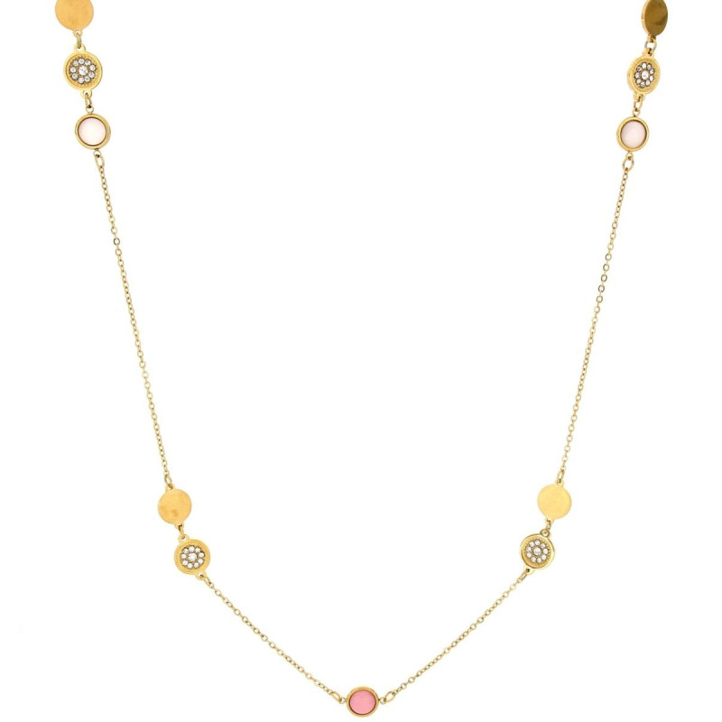 COLLANA LEDA CM 92+5 IN ACCIAIO