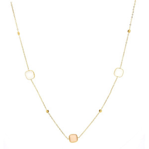 COLLANA LEDA CM 92+5 IN ACCIAIO