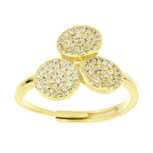ANELLO PAVE' MM 13 IN ARGENTO 925