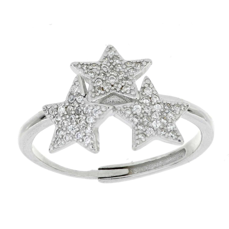 ANELLO PAVE' MM 13 IN ARGENTO 925