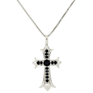 PENDENTE MM 26X13 CROCE IN ARGENTO 925