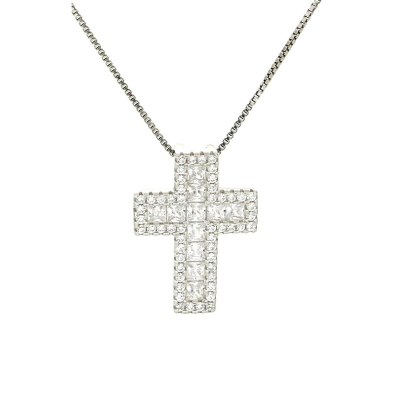 PENDENTE MM 18X13 CROCE IN ARGENTO 925