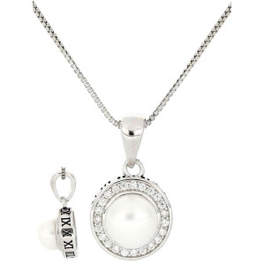 PENDENTE PERLA IN ARGENTO 925