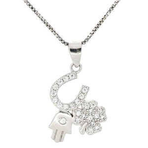 PENDENTE PORTAFORTUNA IN ARGENTO 925