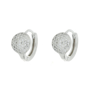 ORECCHINI BOCCOLE MM 15 IN ARGENTO 925 MM 8