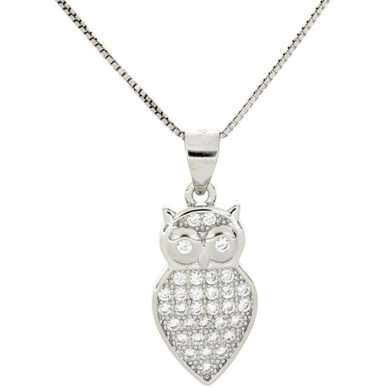 PENDENTE MISTI GUFO MM 20 IN ARGENTO 925