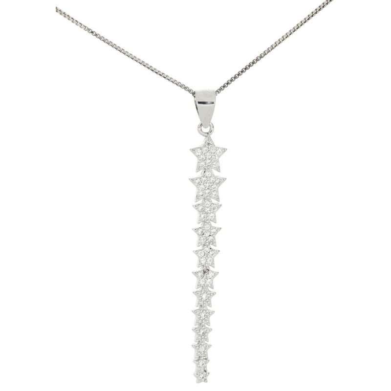 PENDENTE MISTI STELLE MM 42 IN ARGENTO 925