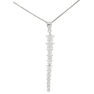 PENDENTE MISTI STELLE MM 42 IN ARGENTO 925