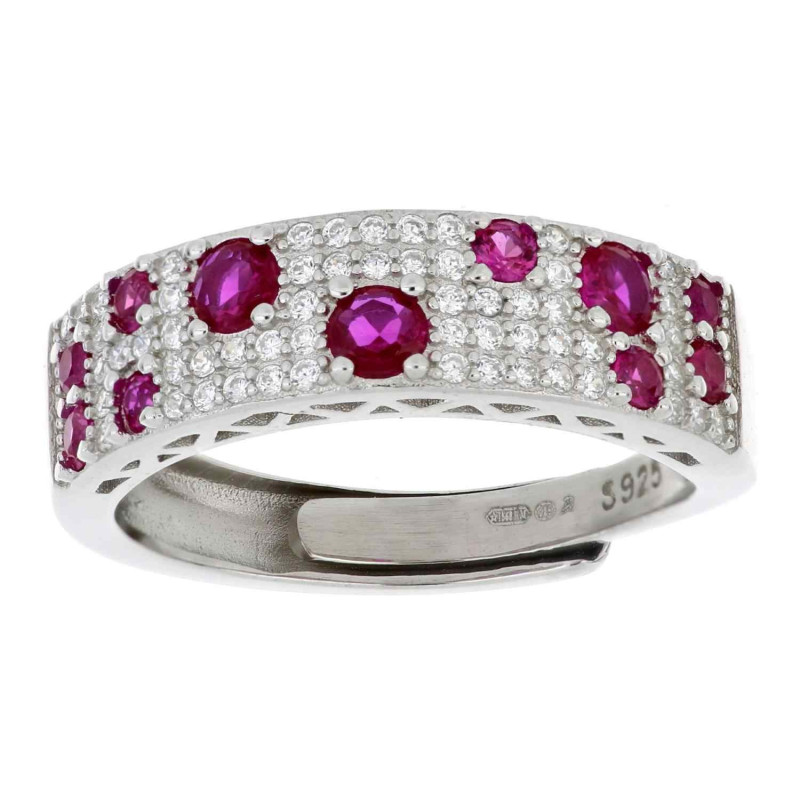 ANELLO MISTI IN ARGENTO 925