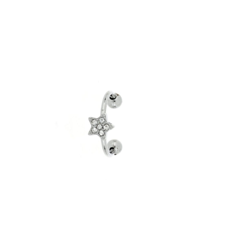 ORECCHINI EAR CUFF IN ACCIAIO MM 12