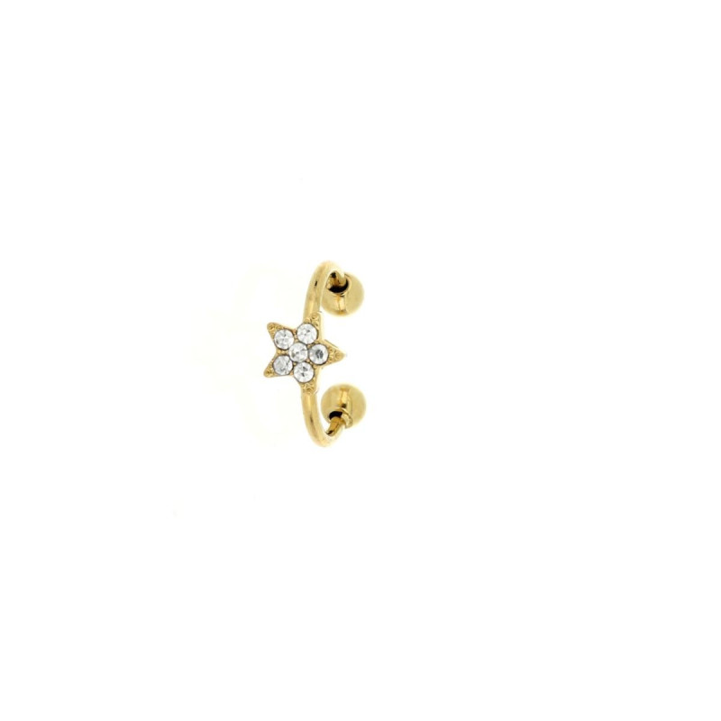 ORECCHINI EAR CUFF IN ACCIAIO MM 12