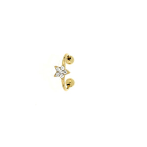ORECCHINI EAR CUFF IN ACCIAIO MM 12