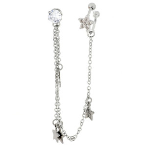ORECCHINI EAR CUFF IN ACCIAIO