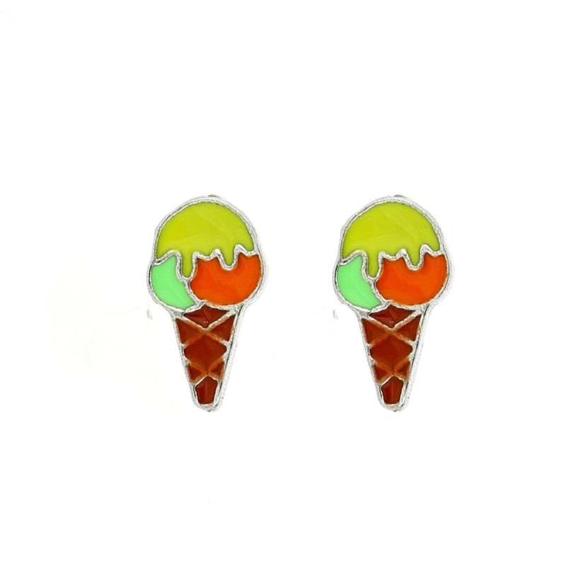 ORECCHINI BABY IN ARGENTO 925 GELATO MM 10