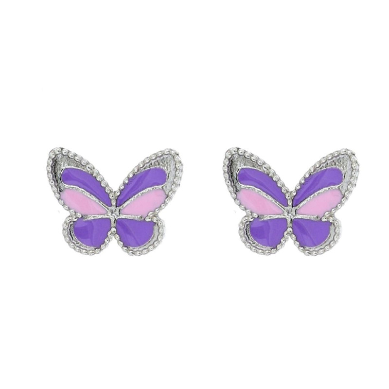 ORECCHINI BABY IN ARGENTO 925 FARFALLA MM 7