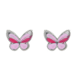 ORECCHINI BABY IN ARGENTO 925 FARFALLA MM 7