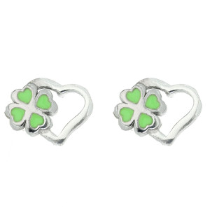ORECCHINI BABY IN ARGENTO 925 CUORE MM 8