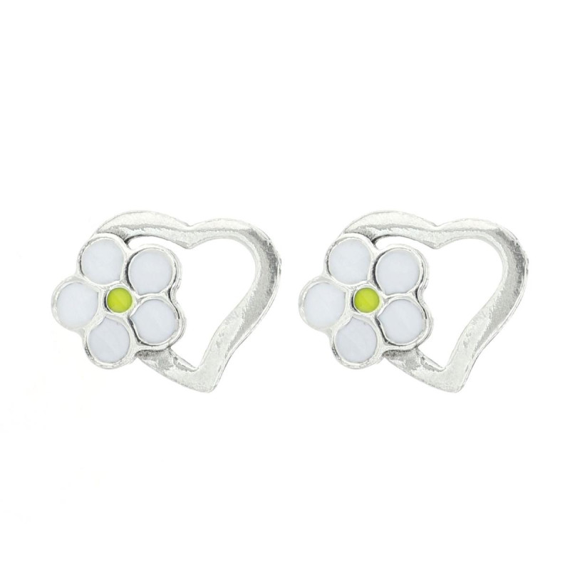 ORECCHINI BABY IN ARGENTO 925 CUORE MM 8