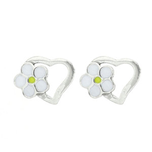 ORECCHINI BABY IN ARGENTO 925 CUORE MM 8