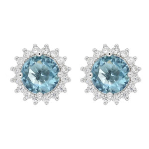 ORECCHINI DUBAI IN ARGENTO 925 TONDI MM 11